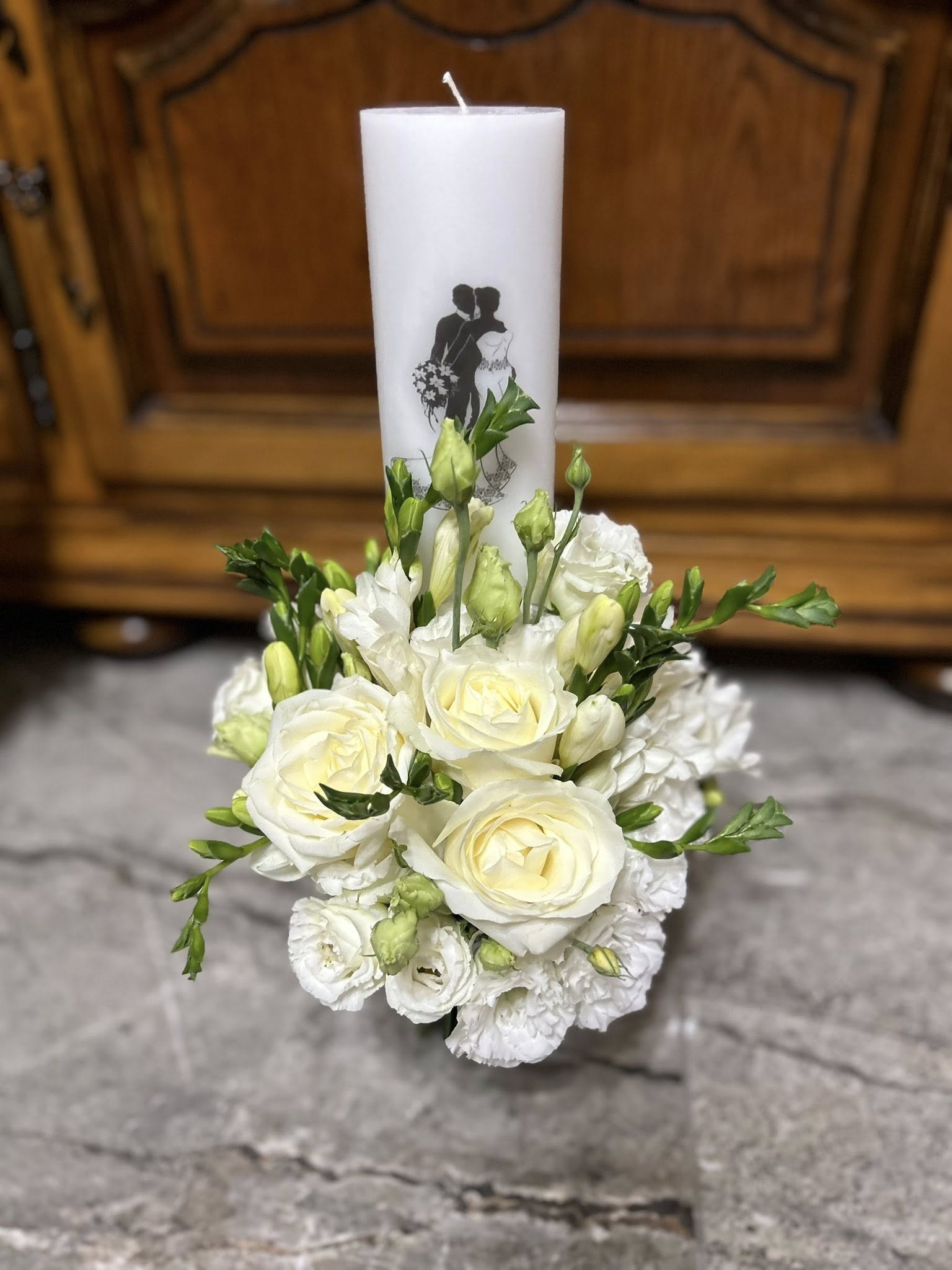 Buchet nuntă elegant flori de sezon București și Prahova - Creații florale PIM MOOD