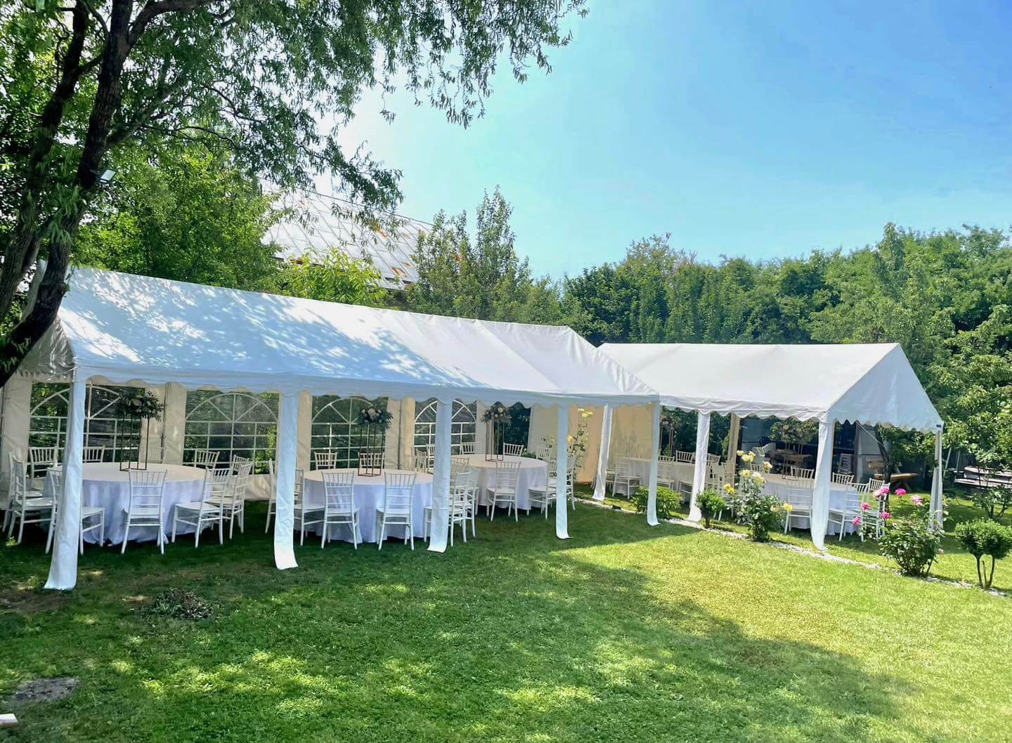 Design eveniment outdoor concept natural București - Logistică și mobilier lux PIM MOOD