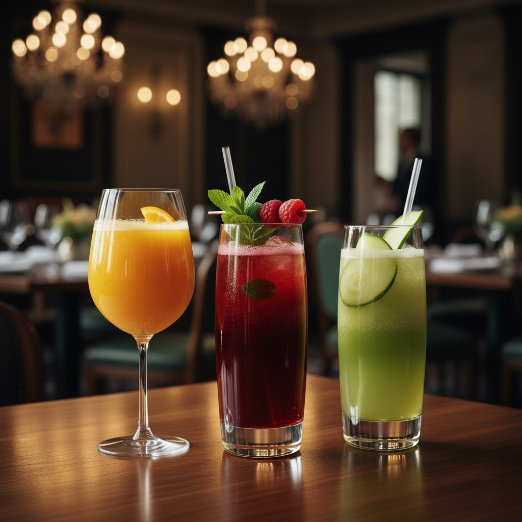 Pahare cocktail din cristal și soft drinks pentru evenimente premium PIM MOOD Events